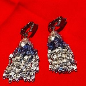 Sarah Coventry Chain Clip on Earrings